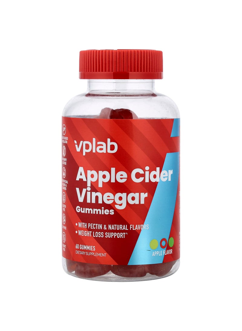 Apple Cider Vinegar Gummies, Apple, 60 Gummies